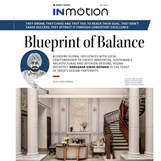 Blueprint X InMotion  — Blending global influences with local craftsmanship.