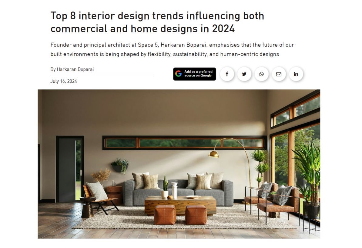 CW Property  — Harkaran Boparai talks about interior design trends influencing both commercial and home designs.