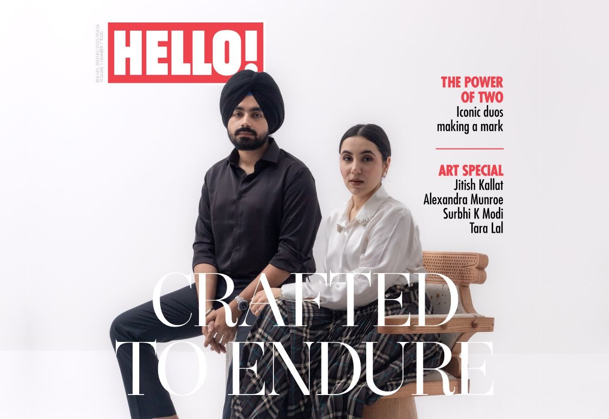 Hello! Magazine —  Together, the vision has expanded beyond architecture— from Harkaran Boparai Studio, one of the country’s leading luxury design practices, to Chyval, a new venture from the House of Harkaran Boparai creating heirloom fashion accessories.
