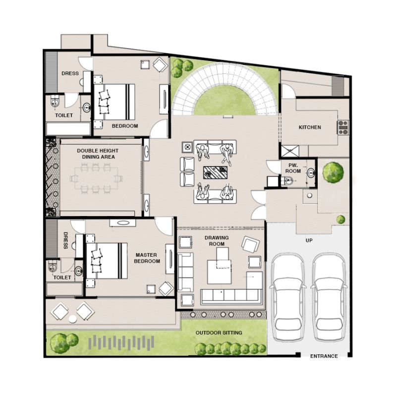 The Bhutani House — New Home detail (image 9) by HBS Architecture