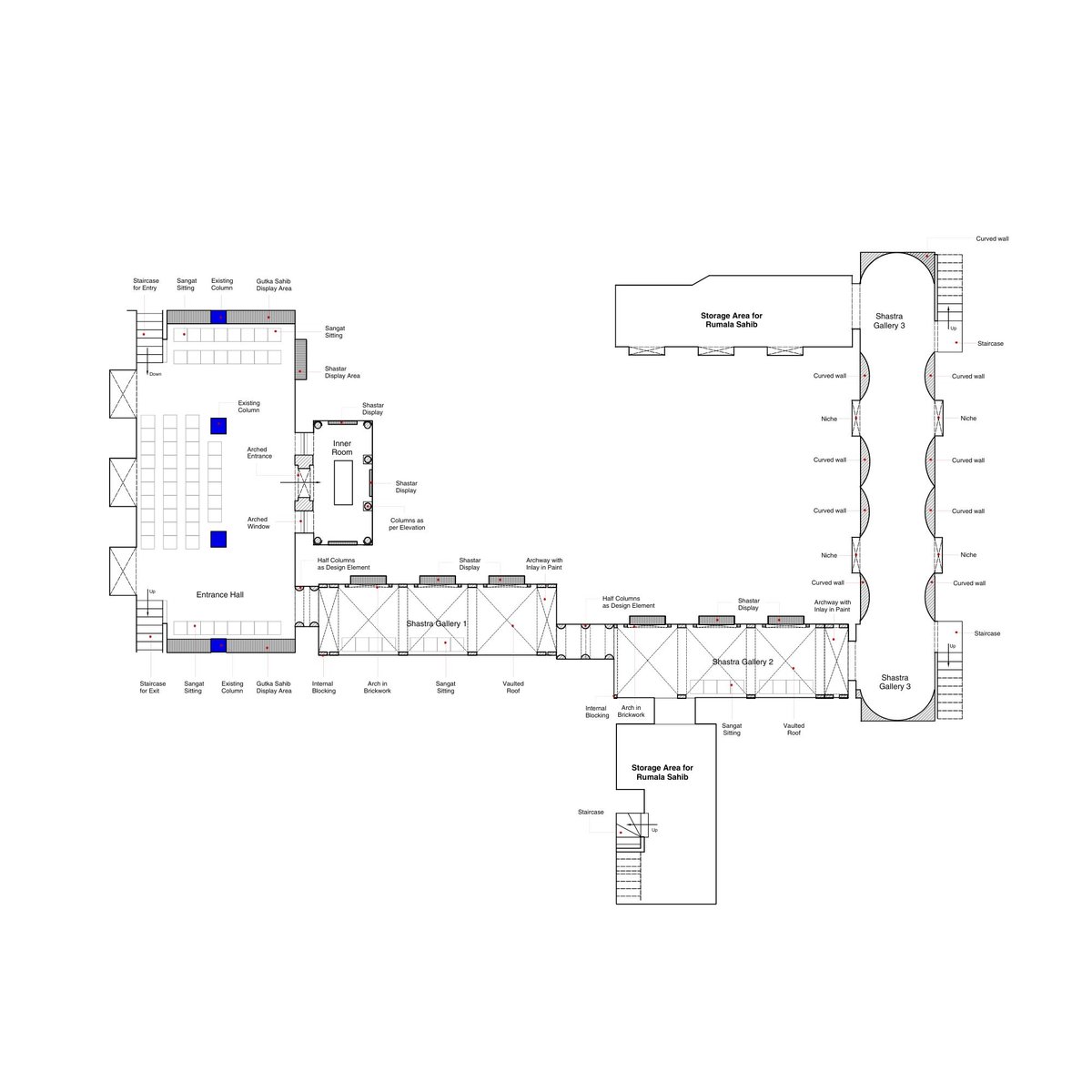 Gurudwara Patna Sahib — Commercial detail (image 9) by HBS Architecture